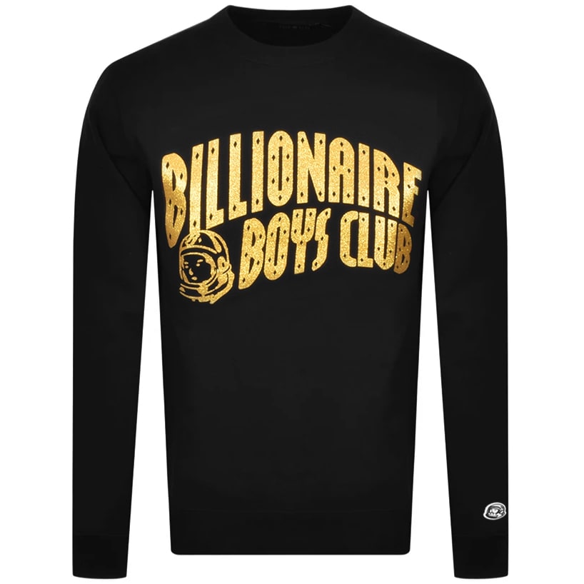 Alternative Image for ProductBillionaire Boys Glitter Sweatshirt Black Gold1